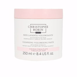 Christophe Robin CLEANSING VOLUMIZING Paste with Pure Rassoul Clay & Rose Extracts 250 ml - Champú Exfoliante Voluminizador