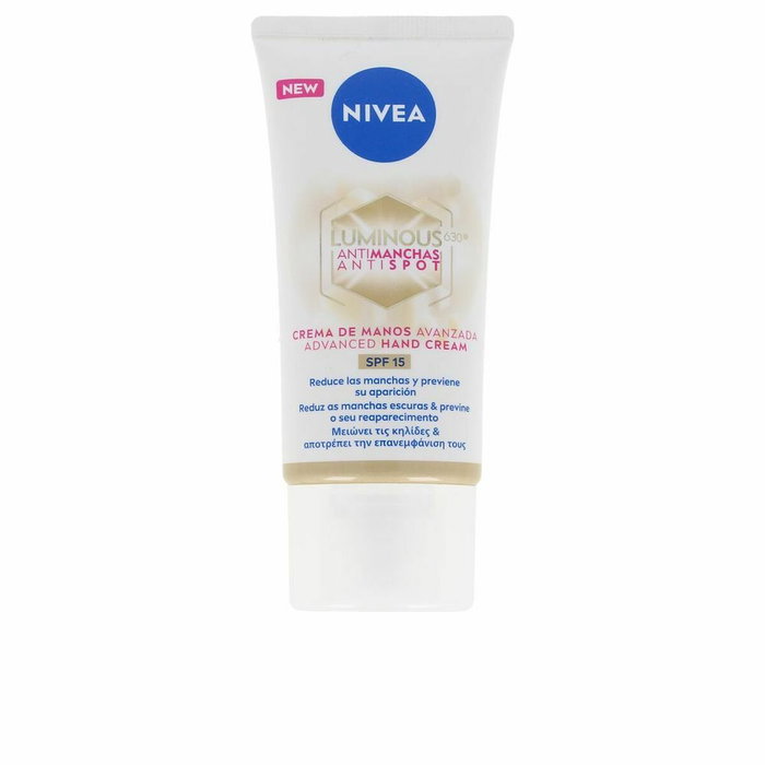 Nivea Luminous 630º Antimanchas Crema de Manos SPF 15 50 ml Nivea Luminous 630º Antimanchas Crema de Manos SPF 15 50 ml