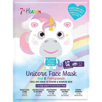 7th Heaven Mascarilla Facial ANIMAL UNICORN 7th Heaven Mascarilla Facial ANIMAL UNICORN