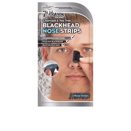 7th Heaven BLACK HEAD nose strips Tiras Limpiadoras de Poros para Hombre, 3 Unidades