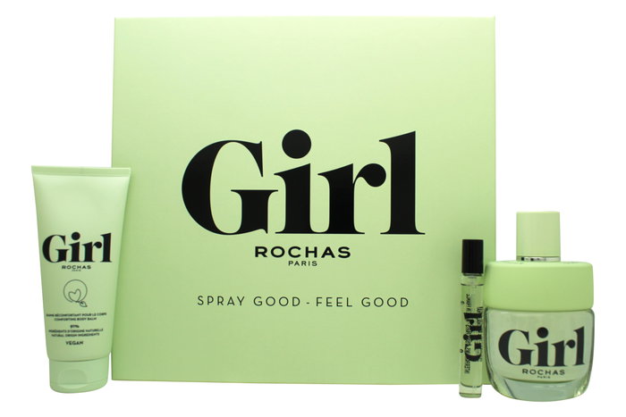ROCHAS Girl Gift Set Eau de Toilette 100ml, Loción Corporal 100ml y Miniatura 7,5ml ROCHAS Girl Gift Set Eau de Toilette 100ml, Loción Corporal 100ml y Miniatura 7,5ml