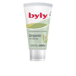 Byly ADVANCE FRESH Desodorante Crema 50 ml para Mujer, Extracto de Té Verde, Aroma Menta y Aloe Vera, 24h Antitranspirante, Sin Manchas Blancas