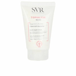SVR TOPIALYSE Crema de Manos para Manos Muy Secas 50 ml - Con Manteca de Karité, Omega 3-6-9, Reparación Intensa, Hipoalergénica