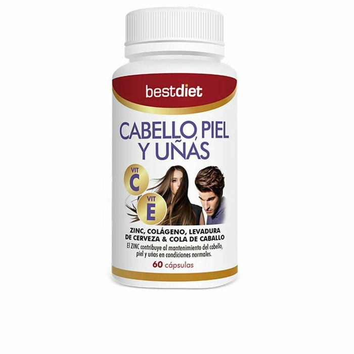 Best Diet Cabello, Piel y Uñas 60 Cápsulas Best Diet Cabello, Piel y Uñas 60 Cápsulas