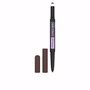 Maybelline EXPRESS BROW Satin Duo #04 Dark Brown, Lápiz Automático para Cejas, 4g