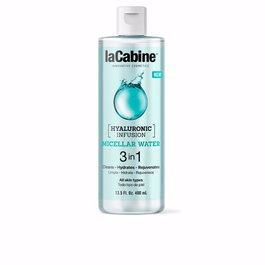 La Cabine Agua Micelar Perfect Clean Rejuvenecedora 3 en 1 con Ácido Hialurónico - Limpia, Hidrata y Rejuvenece la Piel - 400 ml