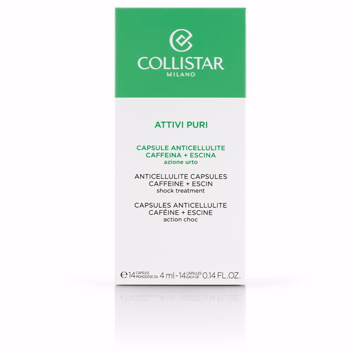Collistar Attivi Puri Cápsulas Anticelulítico Cafeína + Escina 14 unidades