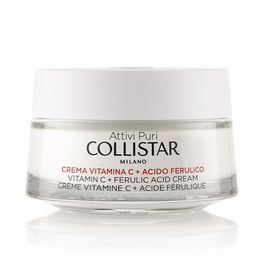 Collistar Crema ATTIVI PURI Vitamina C + Ácido Ferúlico Tratamiento Facial Hidratante Efecto Flash 50 ml