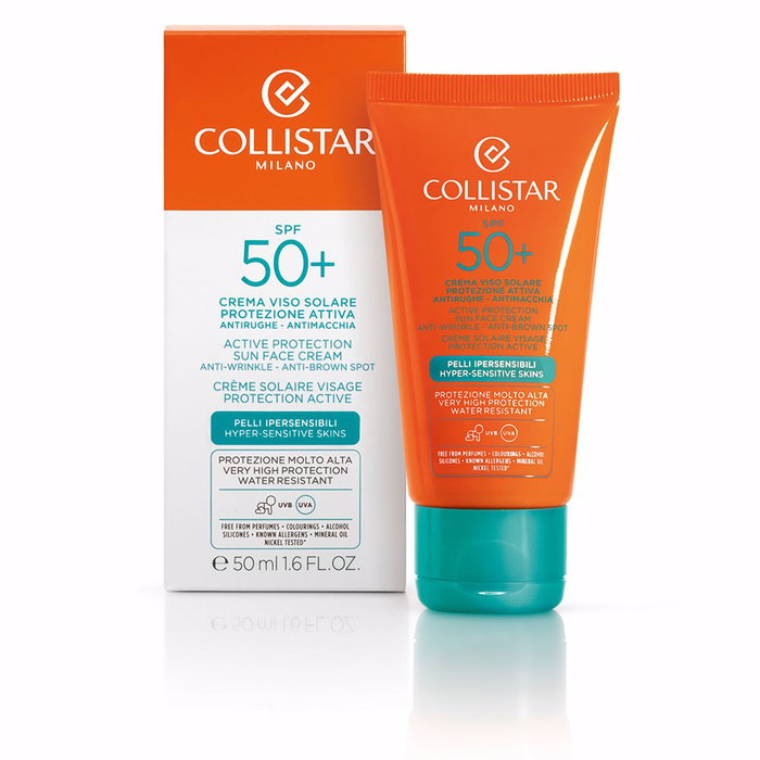 Collistar Crema Solar Facial Protección Activa SPF50+ 50 ml