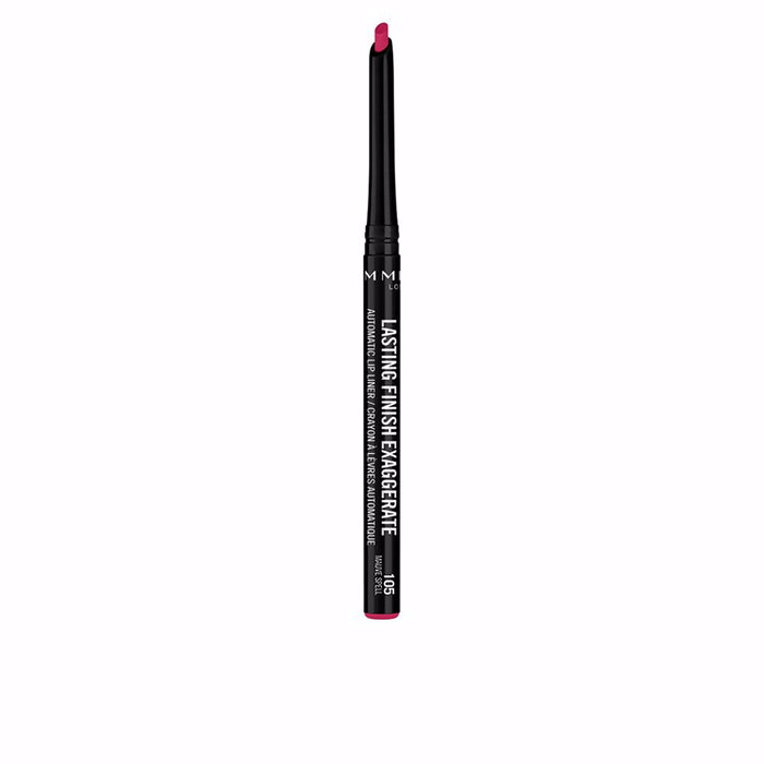 Rimmel London LASTING FINISH EXAGGERATE Lip Liner Perfilador Labial #105 - Larga Duración, Textura Cremosa, 0.25 g