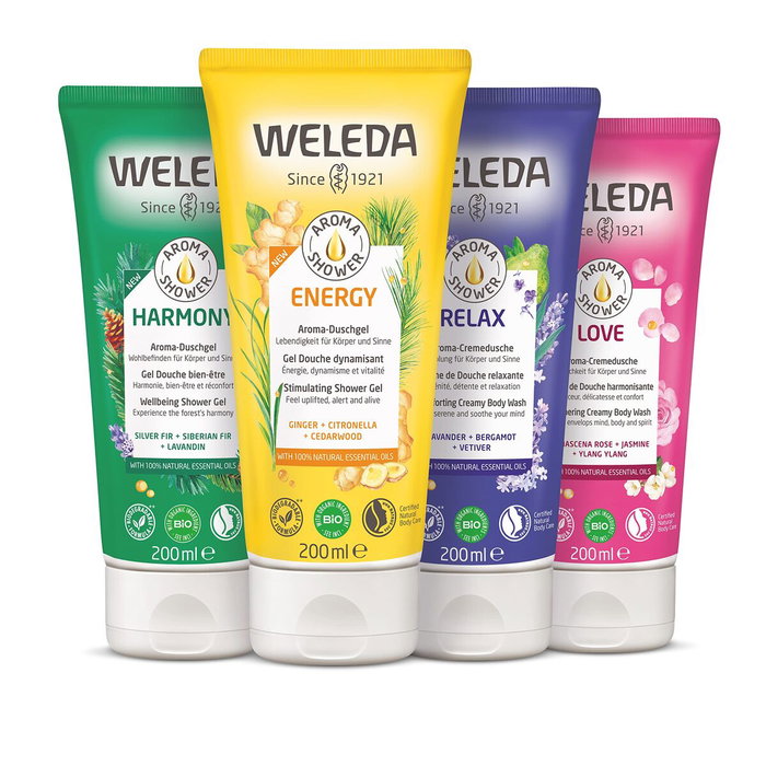 Gel de Ducha Weleda 6756X9 200 ml Relajante Lavanda Bergamota