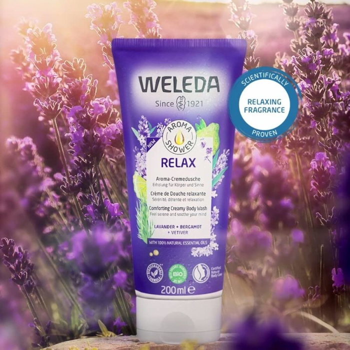 Gel de Ducha Weleda 6756X9 200 ml Relajante Lavanda Bergamota