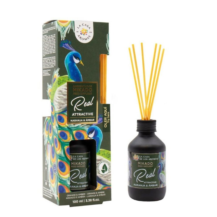 La Casa De Los Aromas Mikado Real Attractive Naranja y Ámbar 100 ml