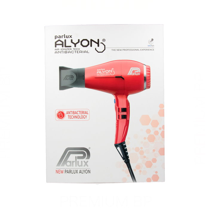Parlux Alyon Secador Rojo, 2250W profesional con boquillas Parlux Alyon Secador Rojo, 2250W profesional con boquillas