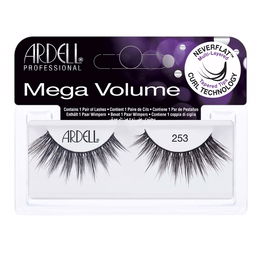 Ardell Pestañas Postizas MEGA VOLUME LASH #253 - Volumen Dramático y Larga Duración para una Mirada Impactante