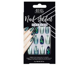 Ardell NAIL ADDICT green glitter chrome Uñas Postizas y Complementos 1 u