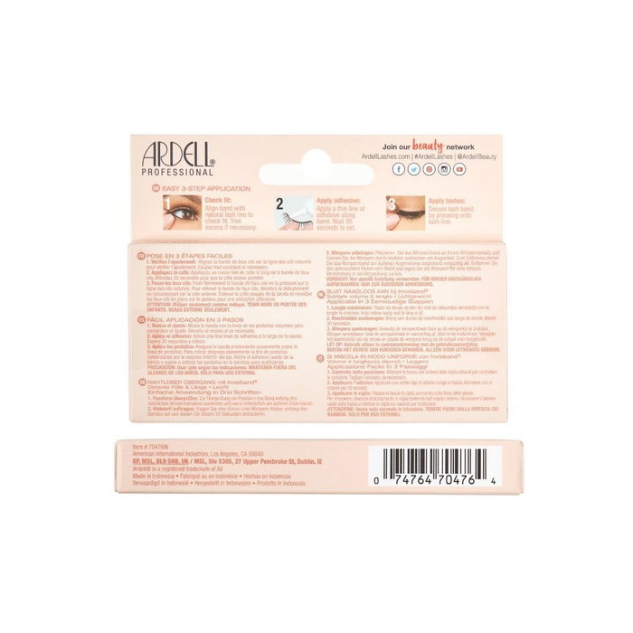 Ardell Naked Lashes Pestañas Postizas #424 Black 1 unidad