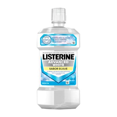 Listerine Advanced White Enjuague Bucal Blanqueador 500 ml
