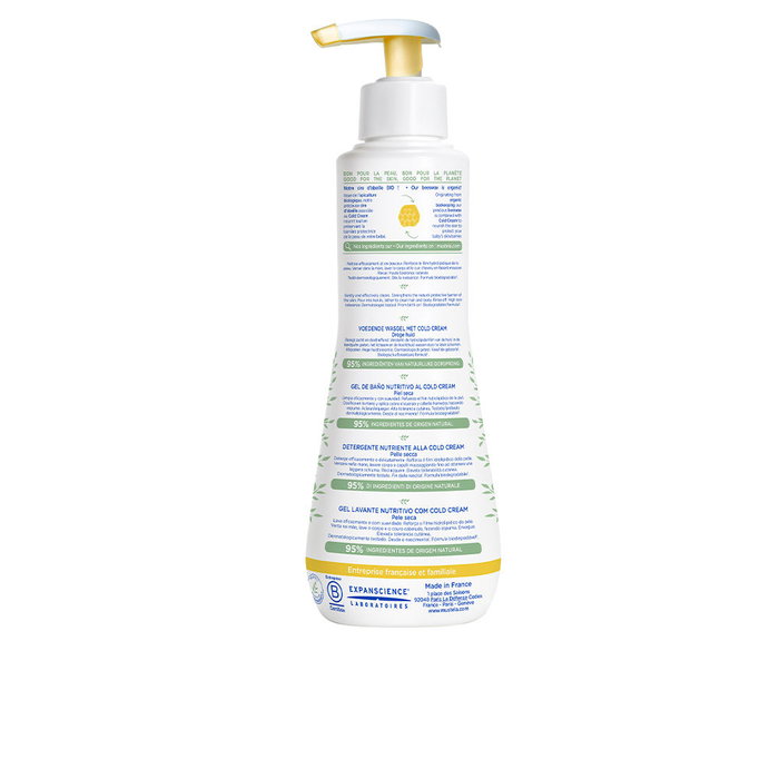 Mustela BEBÉ Gel Limpiador Nutritivo al Frío - Gel de Baño para Bebés y Niños con Cold Cream, 98% Ingredientes Naturales, 300 ml Mustela BEBÉ Gel Limpiador Nutritivo al Frío - Gel de Baño para Bebés y Niños con Cold Cream, 98% Ingredientes Naturales, 300 ml