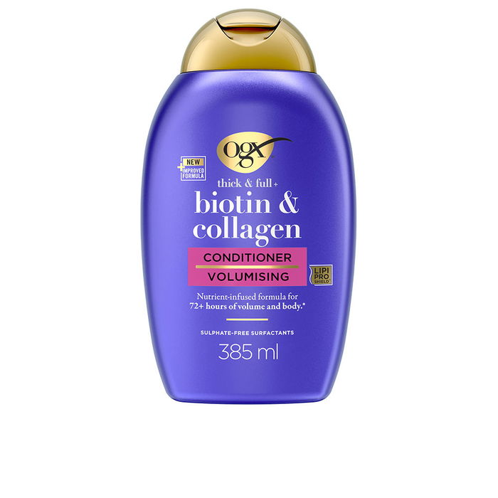 Ogx Acondicionador Volumen Biotina & Colágeno para Cabello, 385 ml