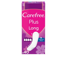 Carefree Plus Long Protectores Fragancia Fresca 40 u