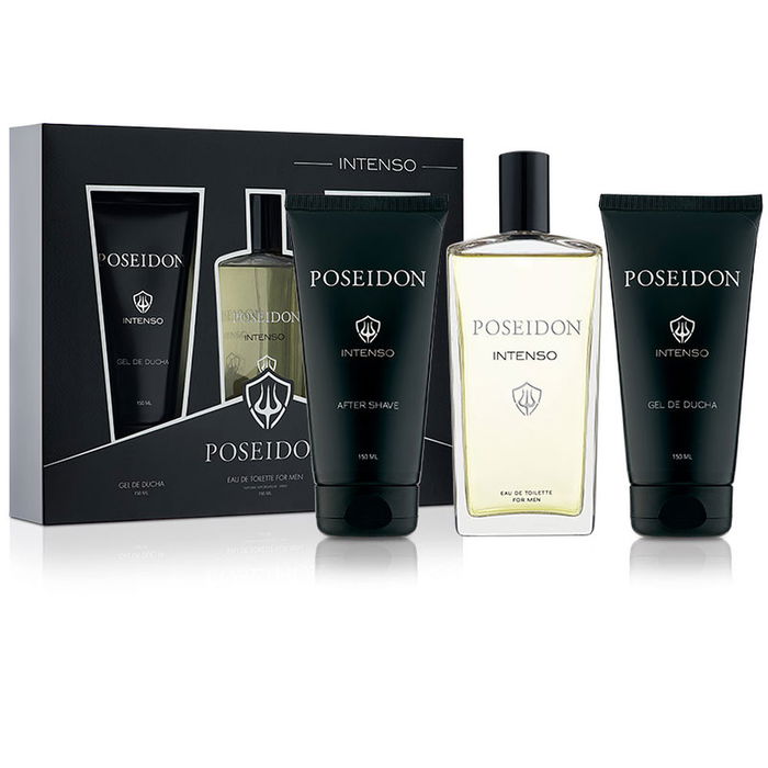Poseidon Poseidon Intenso Lote 3 pz Cofre de Regalo Eau de Toilette para Hombre Poseidon Poseidon Intenso Lote 3 pz Cofre de Regalo Eau de Toilette para Hombre
