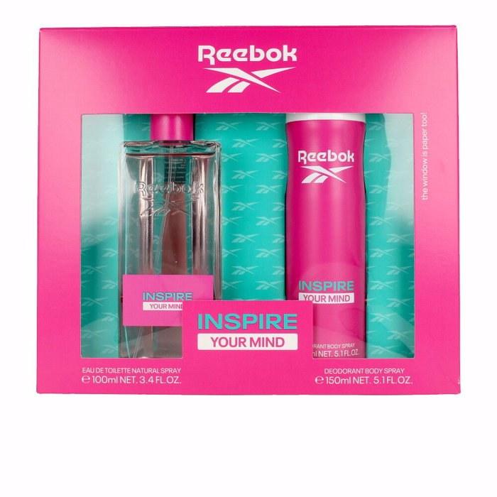 Reebok Inspire Your Mind Woman Gift Set 100ml EDT + 150ml Body Spray