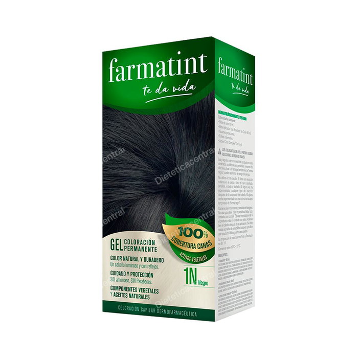 Farmatint Gel Coloración Permanente 1n-negro 5 u Farmatint Gel Coloración Permanente 1n-negro 5 u