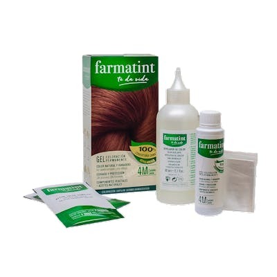 Farmatint Gel Coloración Permanente 4m-Castaño Caoba