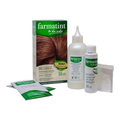 Farmatint Gel Coloración Permanente 4r-Castaño Cobrizo Farmatint Gel Coloración Permanente 4r-Castaño Cobrizo