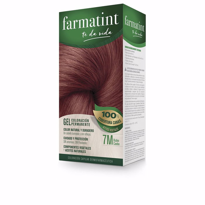 Farmatint Gel Coloración Permanente #7m Rubio Caoba 5 U Farmatint Gel Coloración Permanente #7m Rubio Caoba 5 U