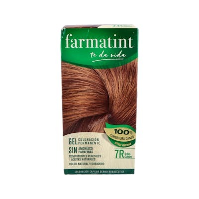 Farmatint Gel Coloración Permanente 7r-rubio cobrizo