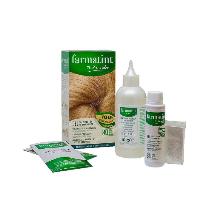 Farmatint Gel Coloración Permanente 8d-rubio claro dorado 5 u