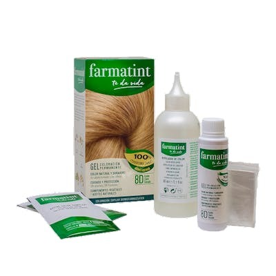 Farmatint Gel Coloración Permanente 8d-rubio claro dorado 5 u