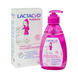 Lactacyd Gel Higiene Íntimo Pediátrico para Niñas +3 años - Gel de Baño Sin Jabón, 200 ml
