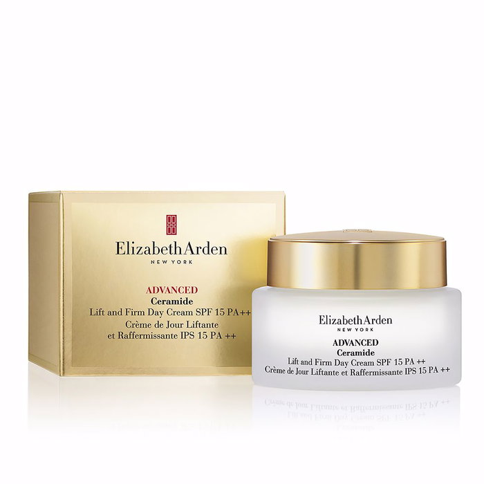 Elizabeth Arden Advanced Ceramide Lift & Firm Day Cream SPF15 50 ml - Crema Día Reafirmante con 5x Ceramidas y Tecnología 3D FIT