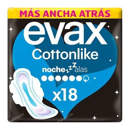 COTTONLIKE compresas noche alas