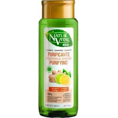 Natur Vital ECO PURIFICANTE jengibre y limón champú 300 ml