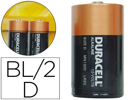 Duracell Plus Power Pilas Alcalinas LR20/MN1300 Tamaño D, Pack de 2 Duracell Plus Power Pilas Alcalinas LR20/MN1300 Tamaño D, Pack de 2
