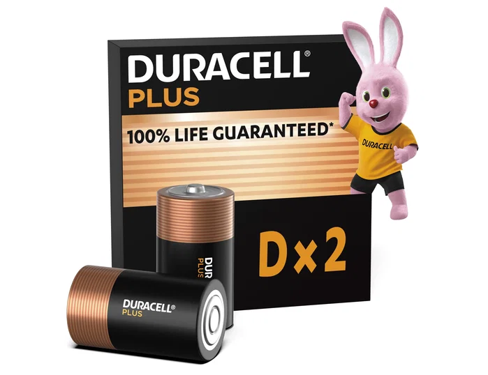 Duracell Plus Power Pilas Alcalinas LR20/MN1300 Tamaño D, Pack de 2 Duracell Plus Power Pilas Alcalinas LR20/MN1300 Tamaño D, Pack de 2