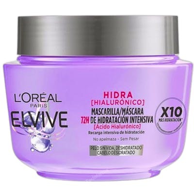 L'Oréal Paris ELVIVE HIDRA HIALURÓNICO Mascarilla 72h Hidratación 310 ml