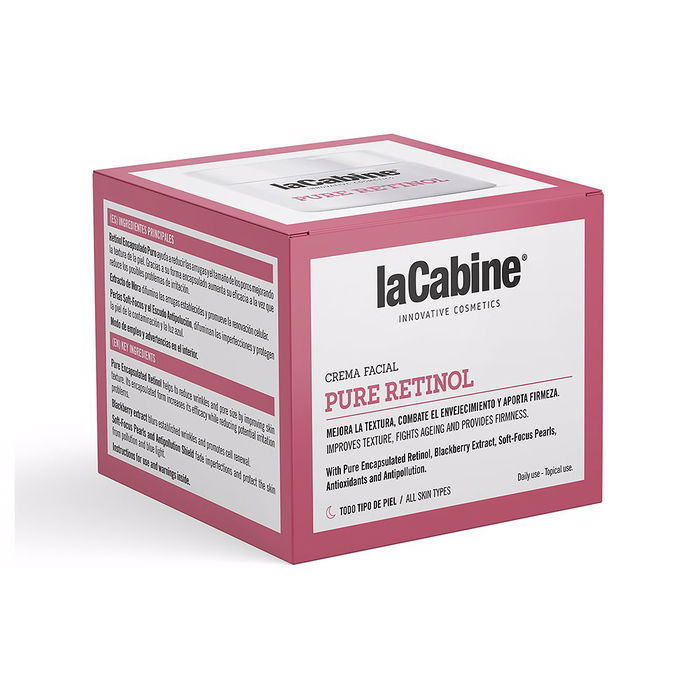 La Cabine PURE RETINOL cream Crema Antiarrugas Antiedad con Retinol Puro 50 ml