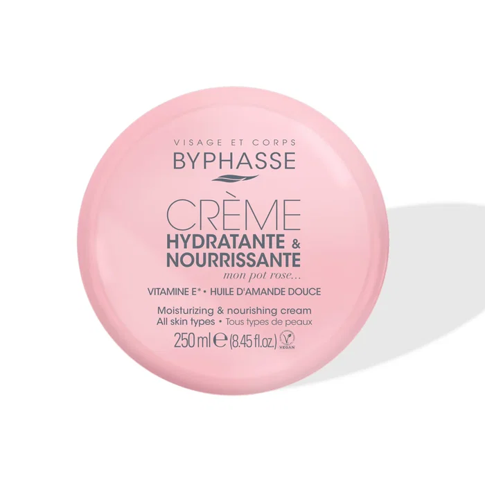Byphasse Crema Hidratante y Nutritiva para Cara y Cuerpo 250 ml