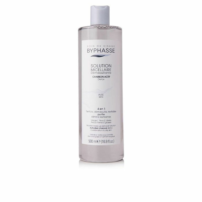 Byphasse Solución Micelar Desmaquillante con Carbón Activo 500 ml