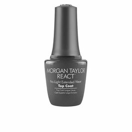 Morgan Taylor REACT Top Coat para Uñas 15 ml Duración y Brillo Profesional