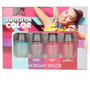 Morgan Taylor Lote 4 pz Esmaltes de Uñas Mini SWITCH ON COLOR Tonos Vibrantes