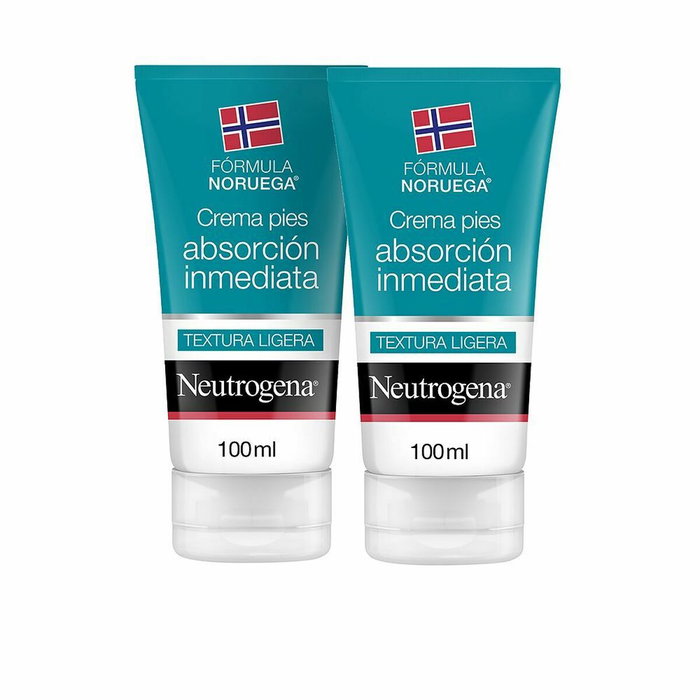 Neutrogena Crema de Pies de Absorción Inmediata Pack de 2 x 100 ml Neutrogena Crema de Pies de Absorción Inmediata Pack de 2 x 100 ml