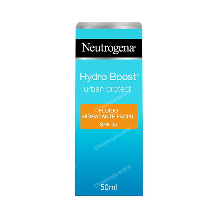 Neutrogena Hydro Boost Urban Protect Fluido Facial Hidratante SPF 25 con Ácido Hialurónico y Vitamina C - 50 ml Neutrogena Hydro Boost Urban Protect Fluido Facial Hidratante SPF 25 con Ácido Hialurónico y Vitamina C - 50 ml