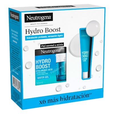 Neutrogena Hydro Boost Pack Gel de Agua Facial y Contorno de Ojos