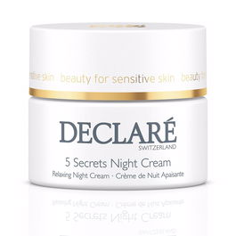 DECLARÉ 5 SECRETS night cream Crema Facial Hidratante Tratamiento Noche 50 ml